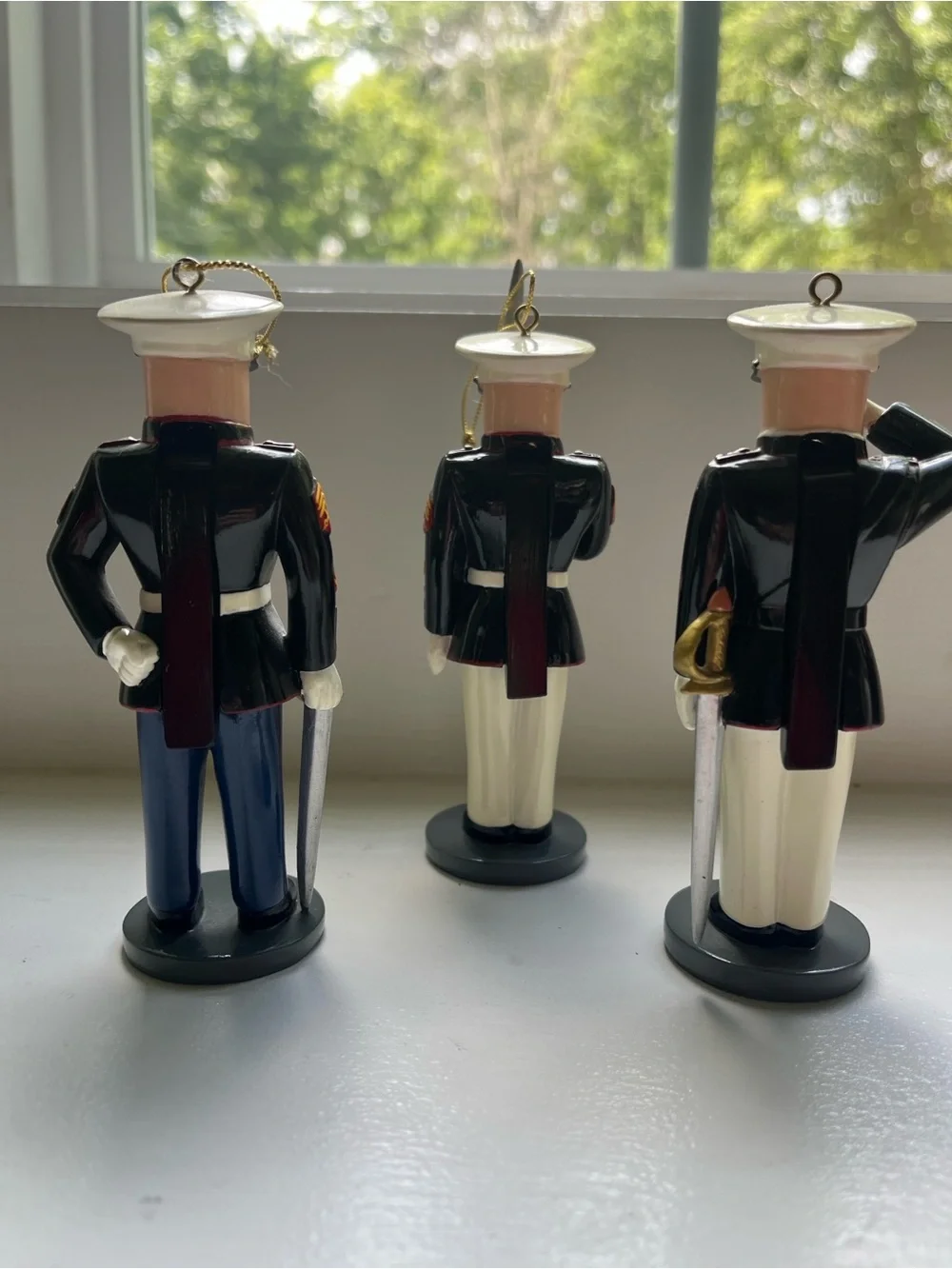 Bradford Exchange Ed. USMC Marine Nutcracker Ornament Honor Courage Commmitment